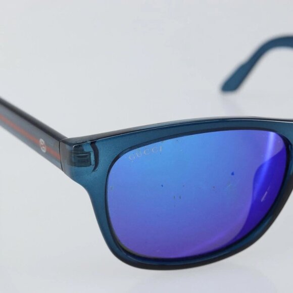 GUCCI Sunglasses Plastic Blue Auth main image 5